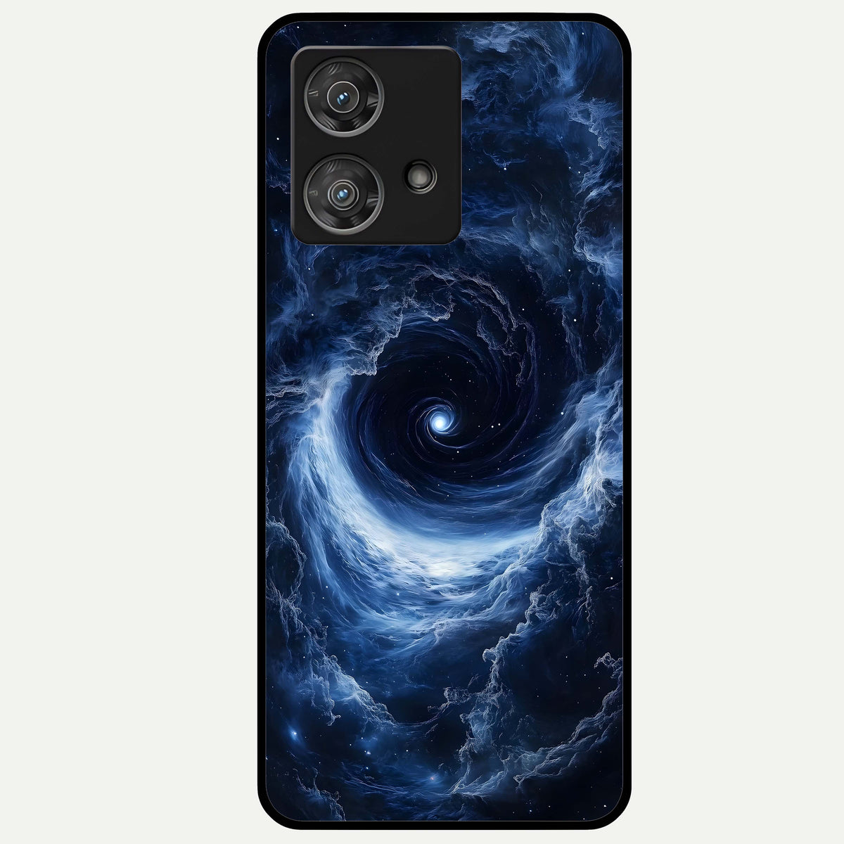  Stunning Galaxy Glass Case For Moto Edge 40 Neo back cover – full design glossy printed glass finish