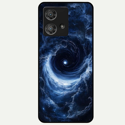  Stunning Galaxy Glass Case For Moto Edge 40 Neo back cover – full design glossy printed glass finish