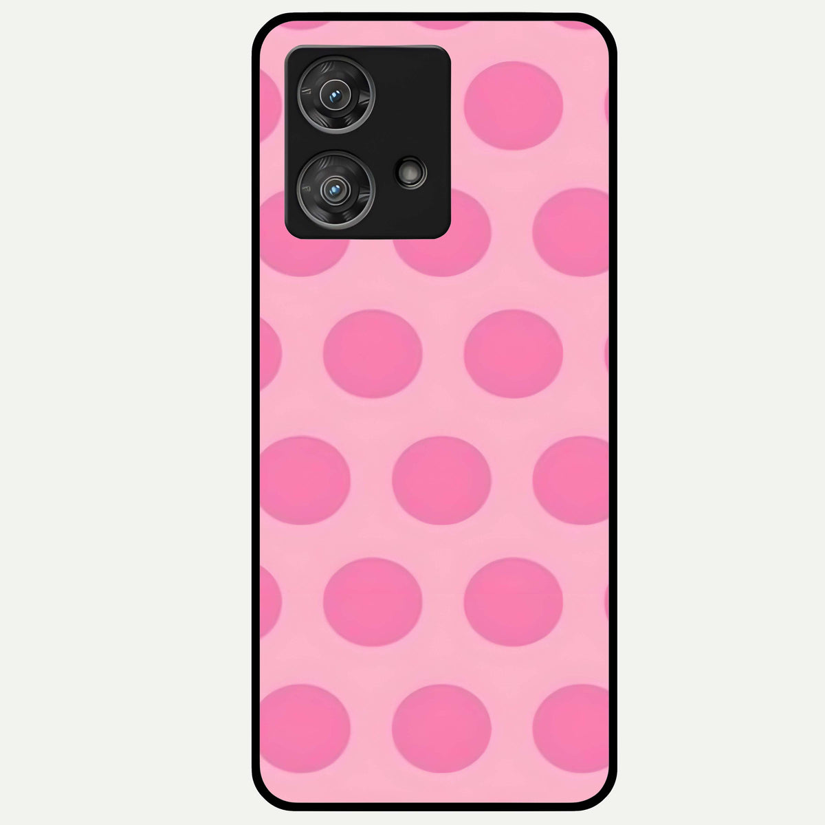  Sweet Dot Dreams Glass Case For Moto Edge 40 Neo back cover – full design glossy printed glass finish