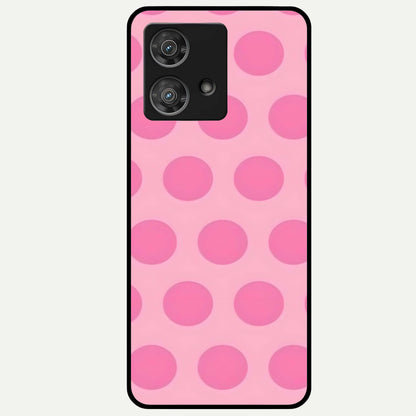  Sweet Dot Dreams Glass Case For Moto Edge 40 Neo back cover – full design glossy printed glass finish