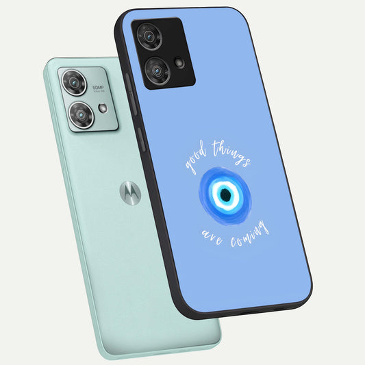 Bright Future Ahead phone case For Moto Edge 40 Neo showing premium glass back cover with detailed artwork
