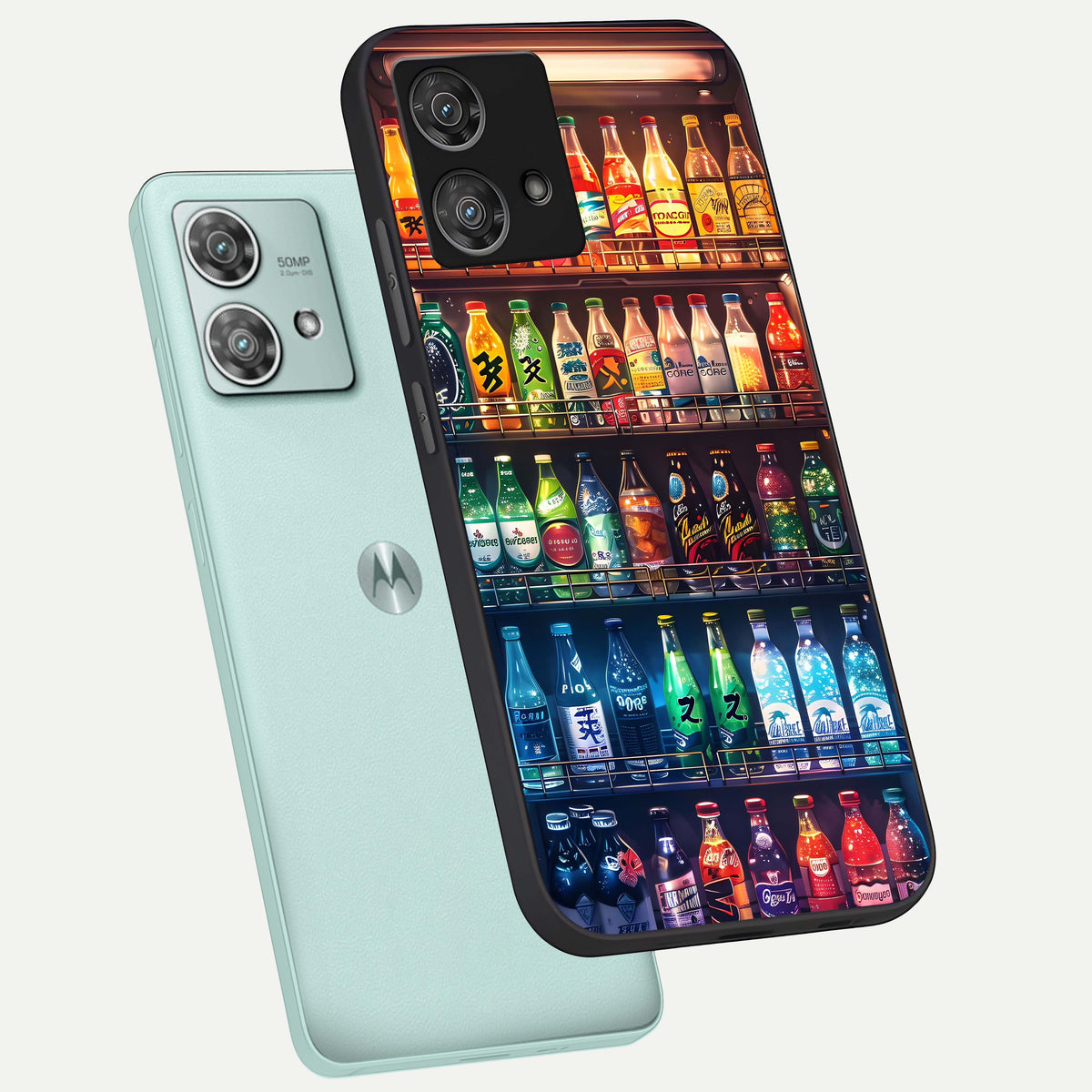  Colorfull Tree phone case For Moto Edge 40 Neo showing premium glass back cover with detailed artwork
