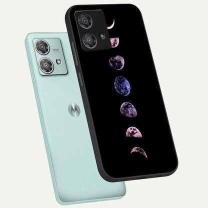 Crimson All Planets phone case For Moto Edge 40 Neo showing premium glass back cover with detailed artwork