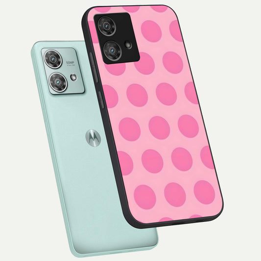  Sweet Dot Dreams phone case For Moto Edge 40 Neo showing premium glass back cover with detailed artwork