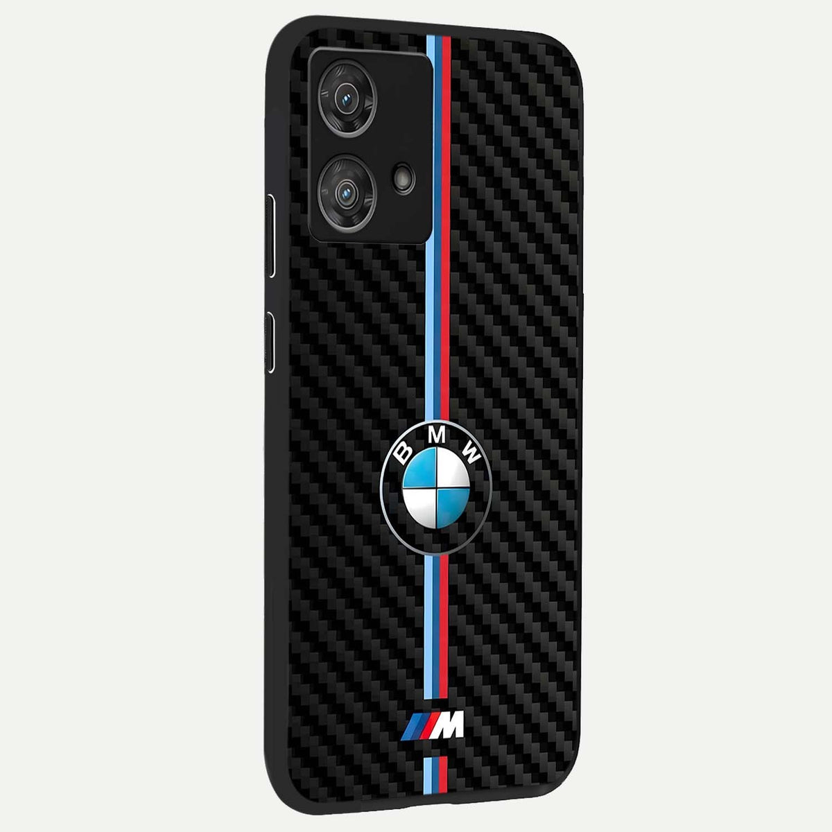  BMW Pattern back cover For Moto Edge 40 Neo slim fit glass case with vibrant aesthetic design