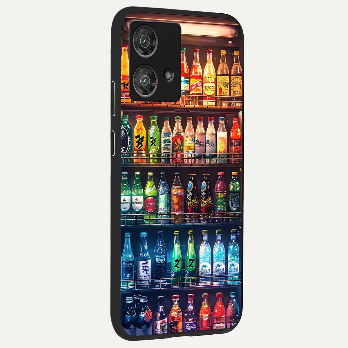  Colorfull Tree back cover For Moto Edge 40 Neo slim fit glass case with vibrant aesthetic design