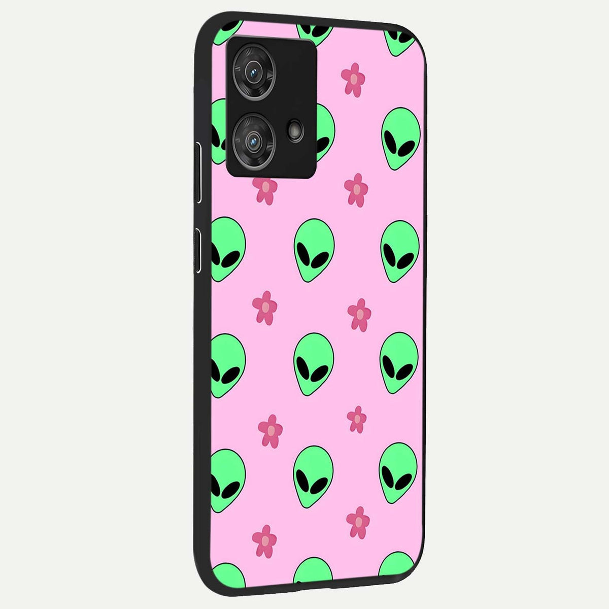  Cosmic Cute Crush back cover For Moto Edge 40 Neo slim fit glass case with vibrant aesthetic design