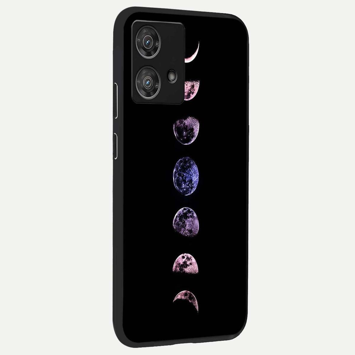  Crimson All Planets back cover For Moto Edge 40 Neo slim fit glass case with vibrant aesthetic design