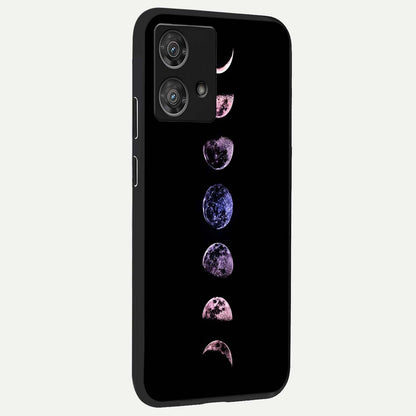  Crimson All Planets back cover For Moto Edge 40 Neo slim fit glass case with vibrant aesthetic design