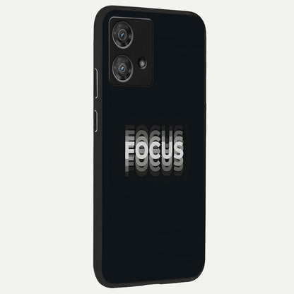  Mono Focus Vision back cover For Moto Edge 40 Neo slim fit glass case with vibrant aesthetic design