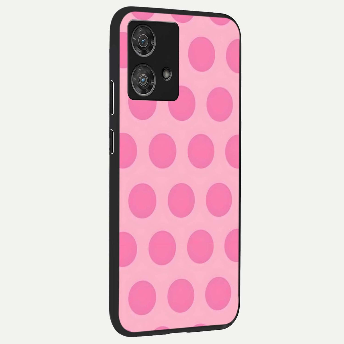  Sweet Dot Dreams back cover For Moto Edge 40 Neo slim fit glass case with vibrant aesthetic design