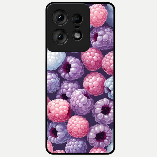  Berry Candy Pop Glass Case For Moto Edge50 Pro back cover – full design glossy printed glass finish