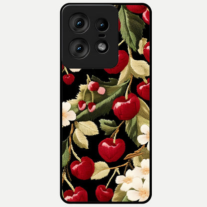  Blooming Spendor Bird Glass Case For Moto Edge50 Pro back cover – full design glossy printed glass finish