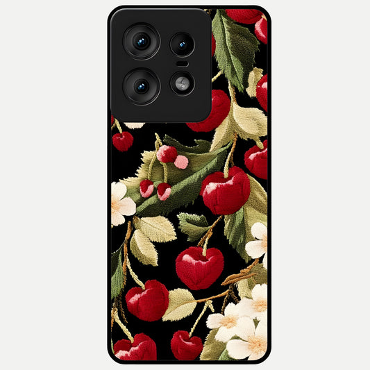  Blooming Spendor Bird Glass Case For Moto Edge50 Pro back cover – full design glossy printed glass finish