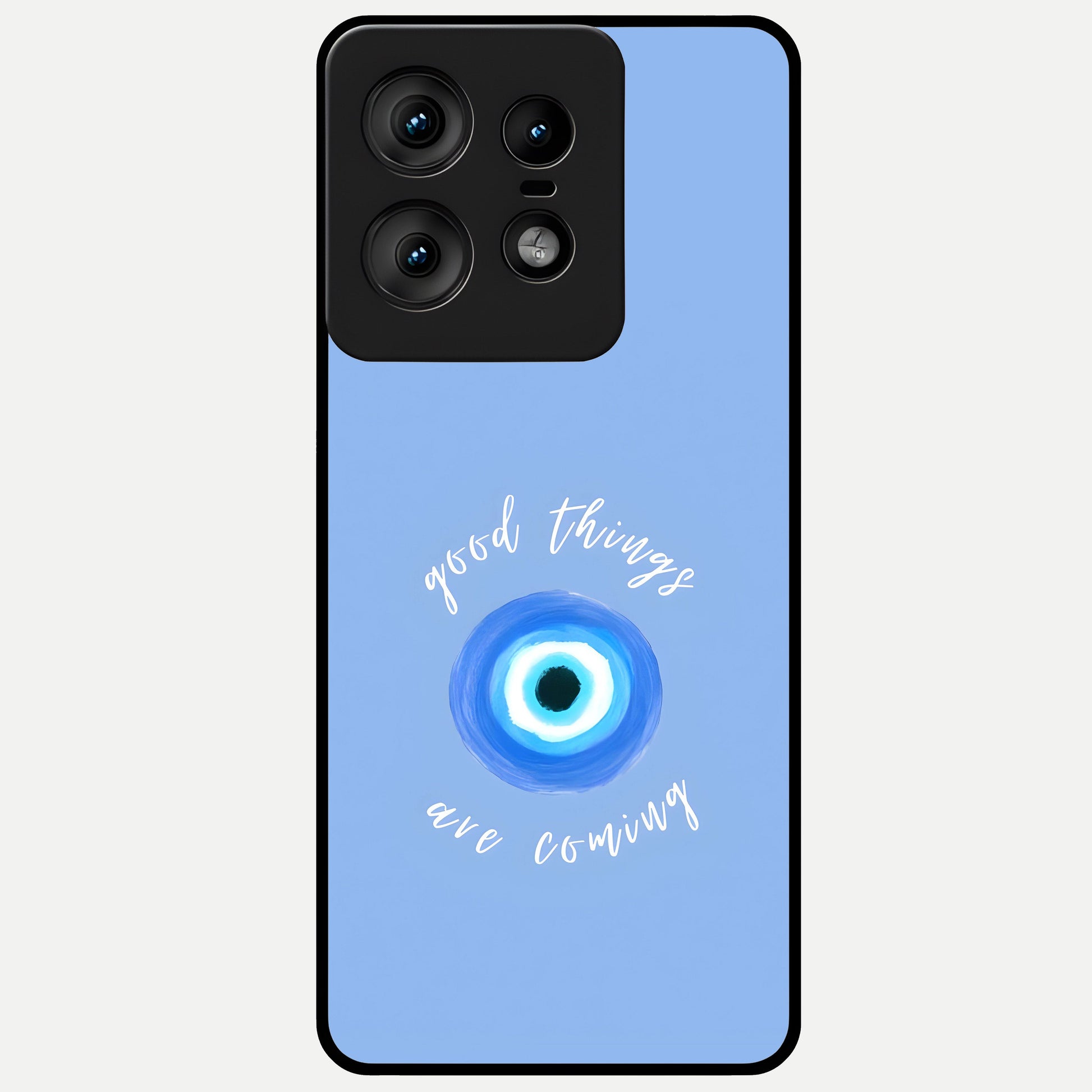  Bright Future Ahead Glass Case For Moto Edge50 Pro back cover – full design glossy printed glass finish