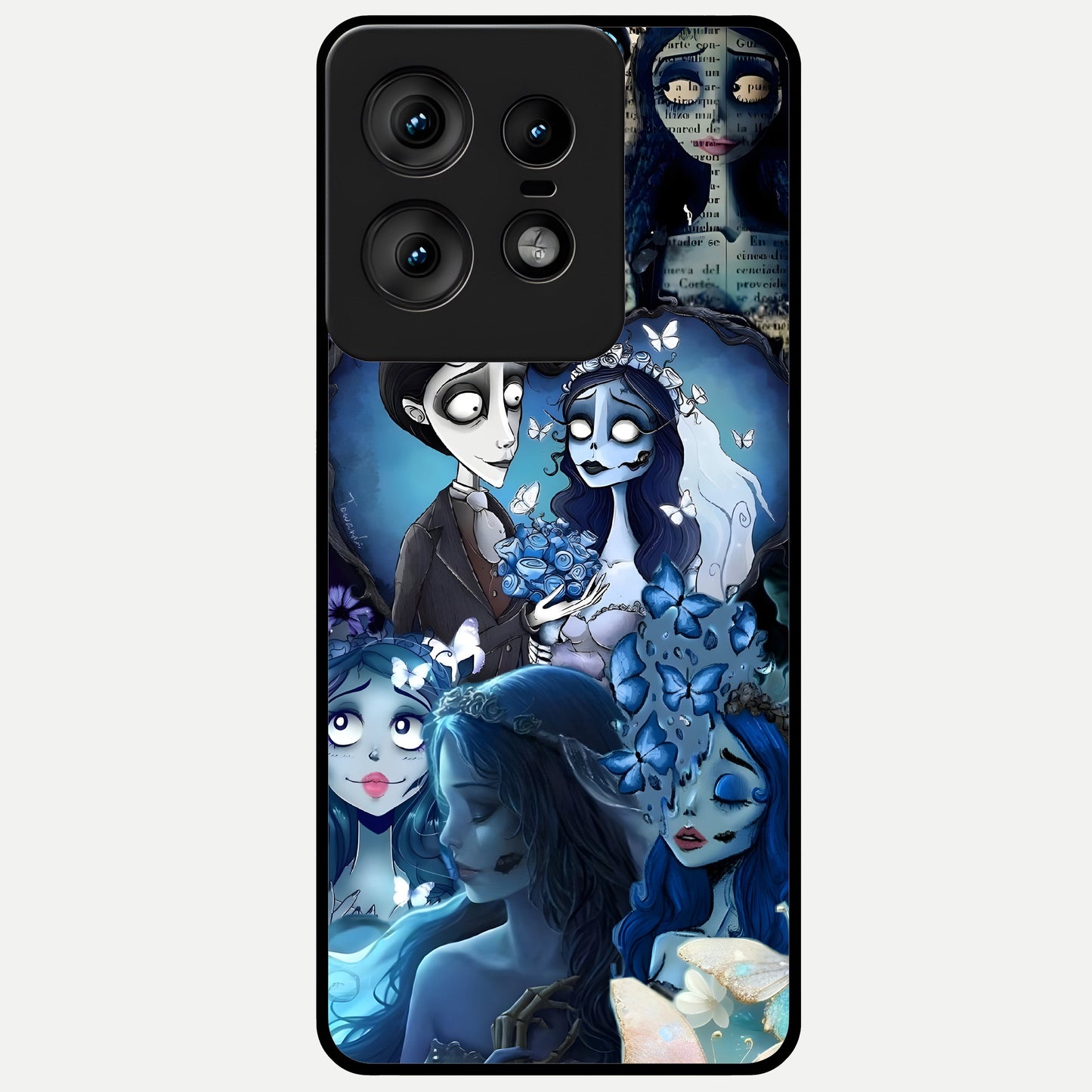  Butterfly Ghost Soul Glass Case For Moto Edge50 Pro back cover – full design glossy printed glass finish