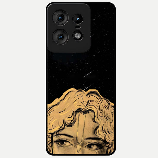  Celestial Gods Plan Glass Case For Moto Edge50 Pro back cover – full design glossy printed glass finish