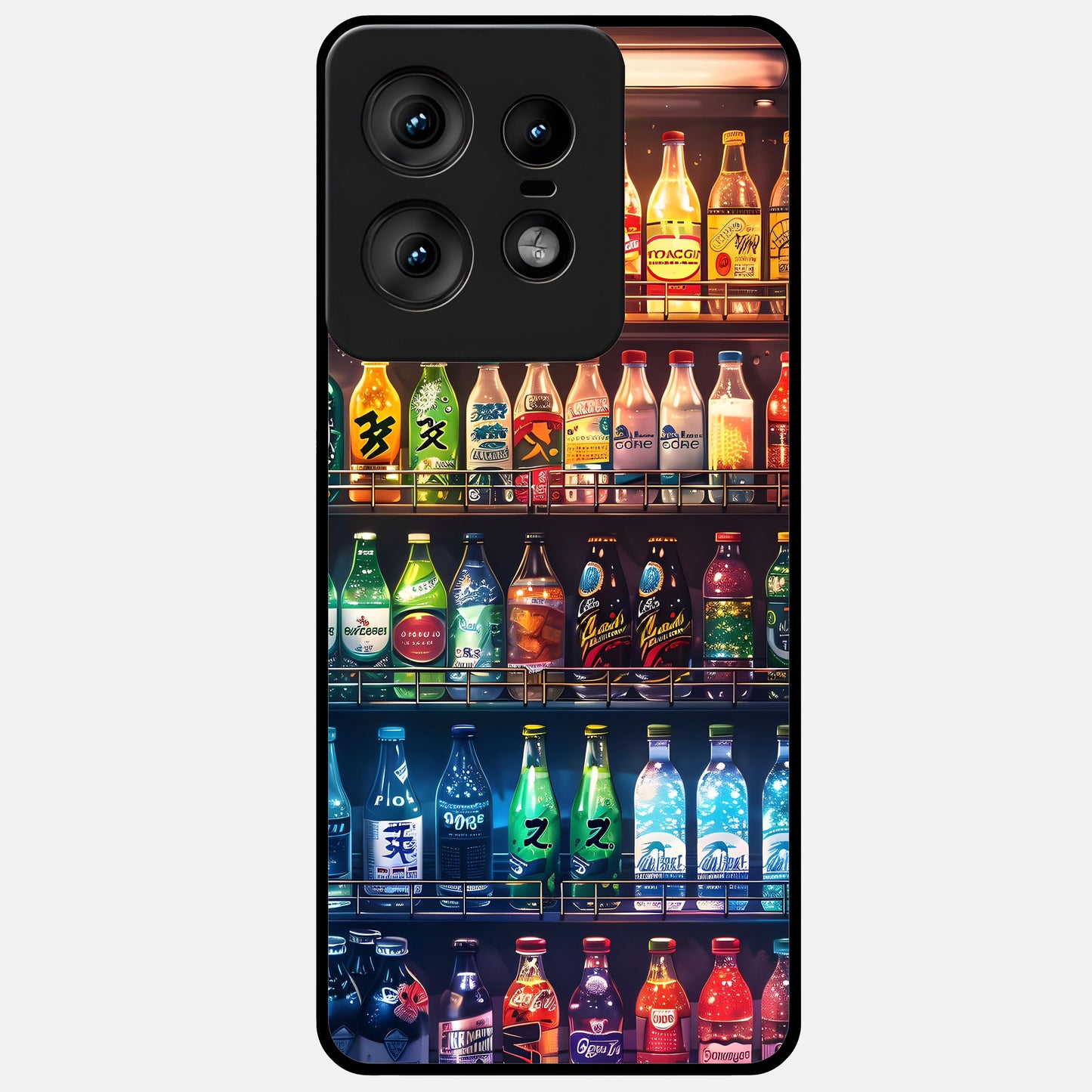  Colorfull Tree Glass Case For Moto Edge50 Pro back cover – full design glossy printed glass finish