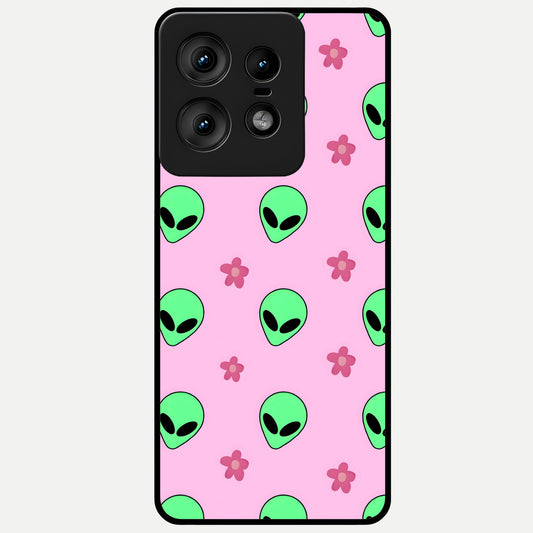  Cosmic Cute Crush Glass Case For Moto Edge50 Pro back cover – full design glossy printed glass finish