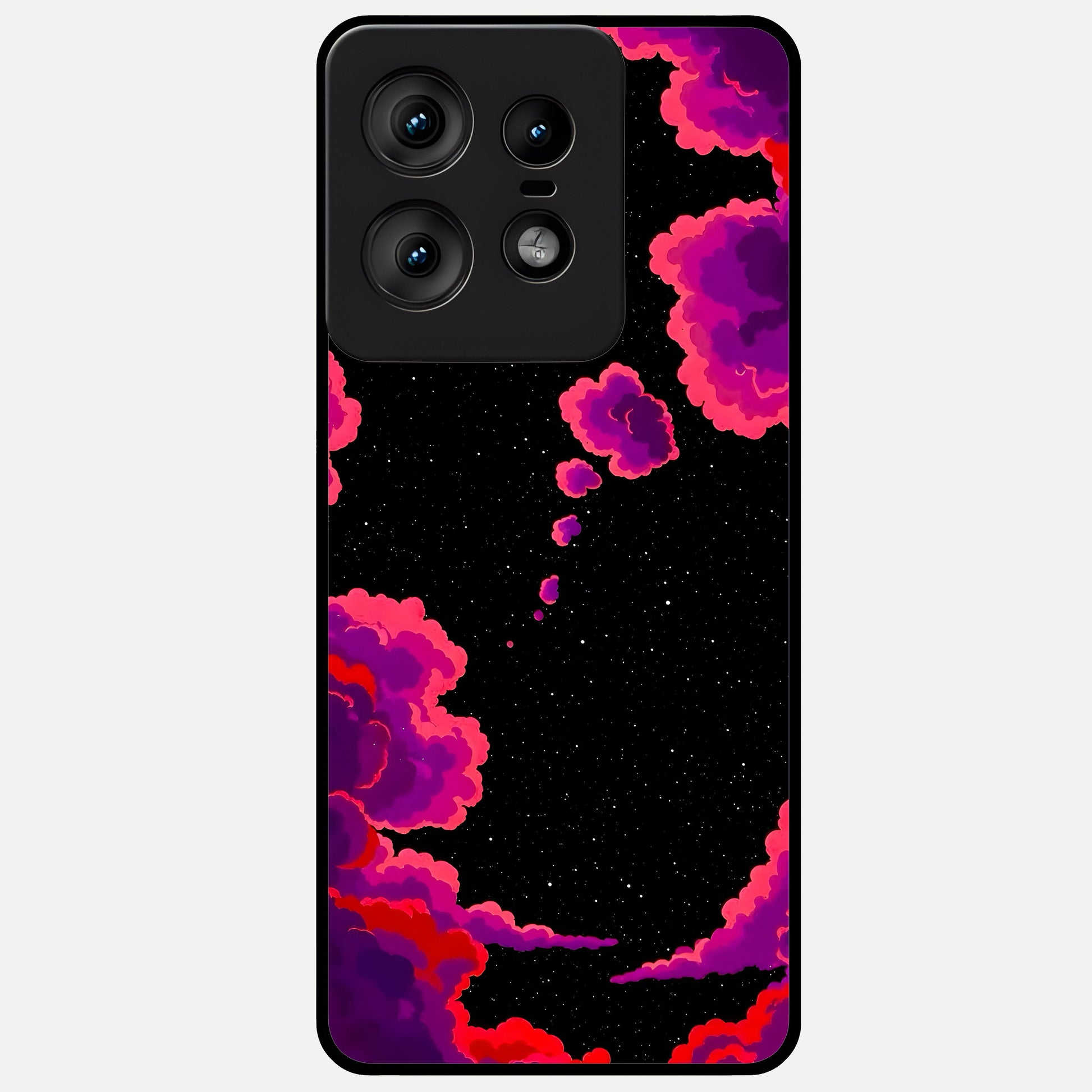  Galaxy Dream Frame Glass Case For Moto Edge50 Pro back cover – full design glossy printed glass finish