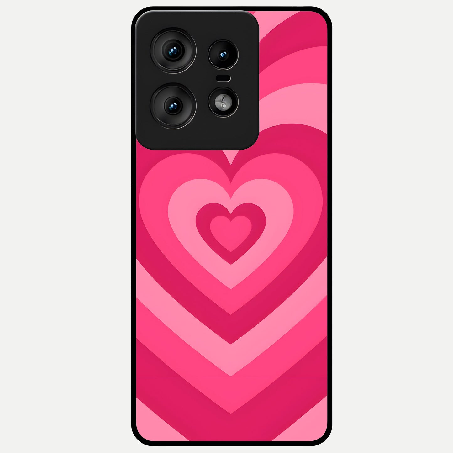 Layered Love Hearts Glass Case For Moto Edge50 Pro back cover – full design glossy printed glass finish