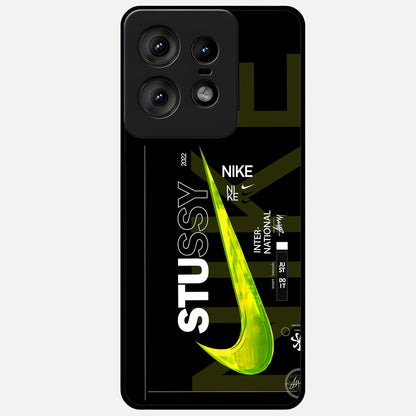  Neon Street Edition Glass Case For Moto Edge50 Pro back cover – full design glossy printed glass finish