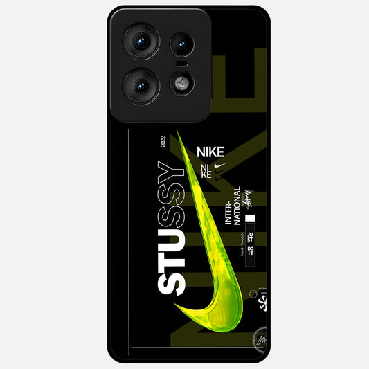  Neon Street Edition Glass Case For Moto Edge50 Pro back cover – full design glossy printed glass finish