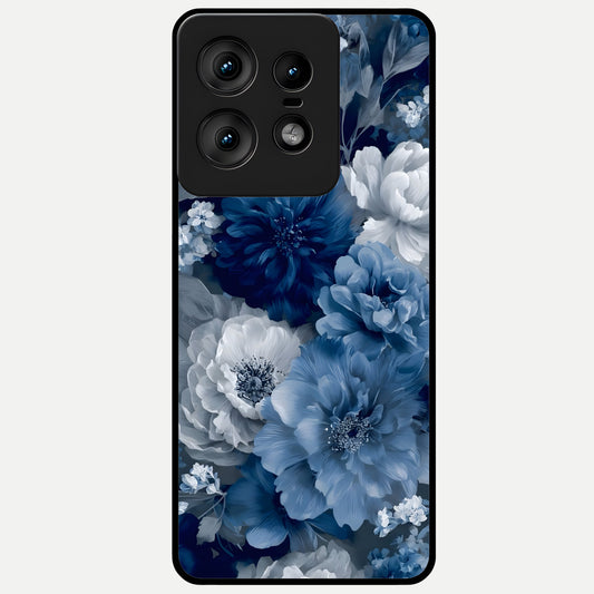  Royal Bloom Garden Glass Case For Moto Edge50 Pro back cover – full design glossy printed glass finish