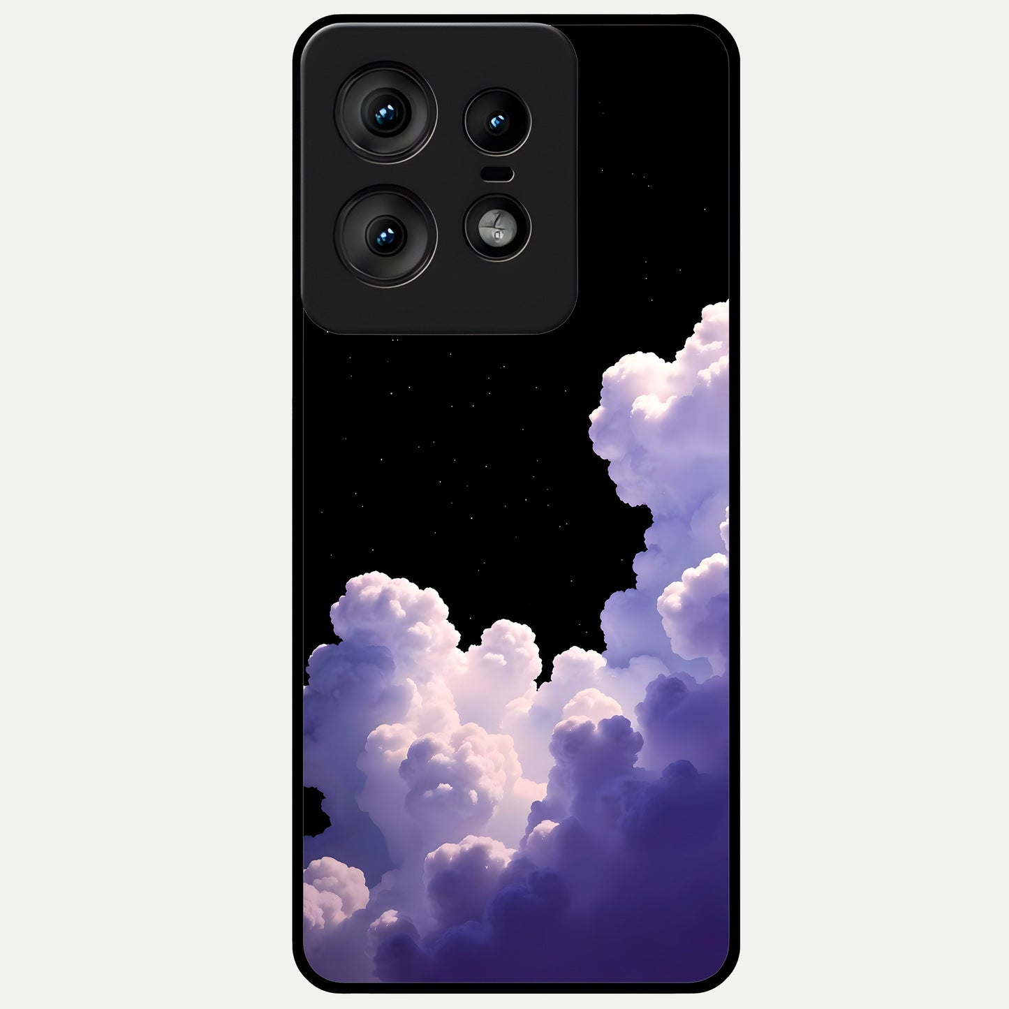  Starlit Night Whispers Glass Case For Moto Edge50 Pro back cover – full design glossy printed glass finish