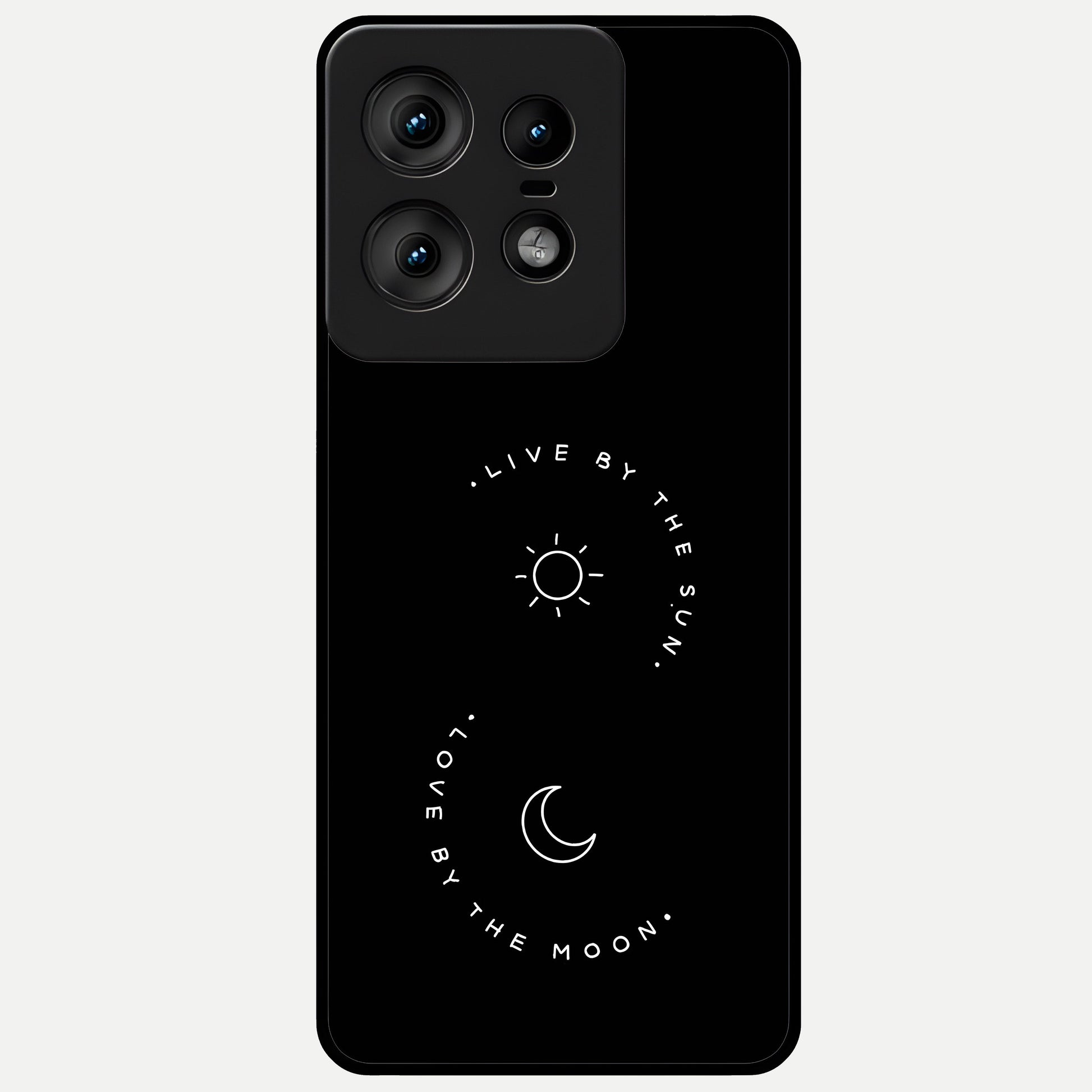  Sunflower Cat Art Glass Case For Moto Edge50 Pro back cover – full design glossy printed glass finish
