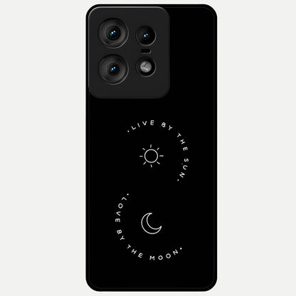  Sunflower Cat Art Glass Case For Moto Edge50 Pro back cover – full design glossy printed glass finish
