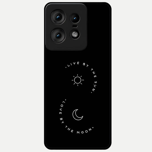  Sunflower Cat Art Glass Case For Moto Edge50 Pro back cover – full design glossy printed glass finish
