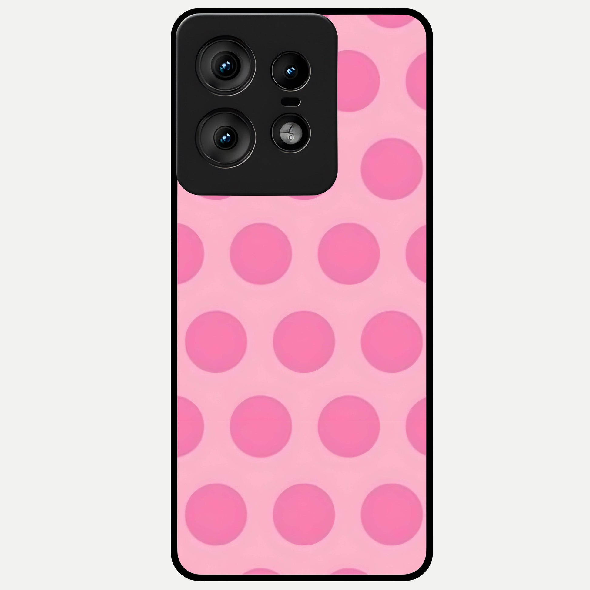  Sweet Dot Dreams Glass Case For Moto Edge50 Pro back cover – full design glossy printed glass finish