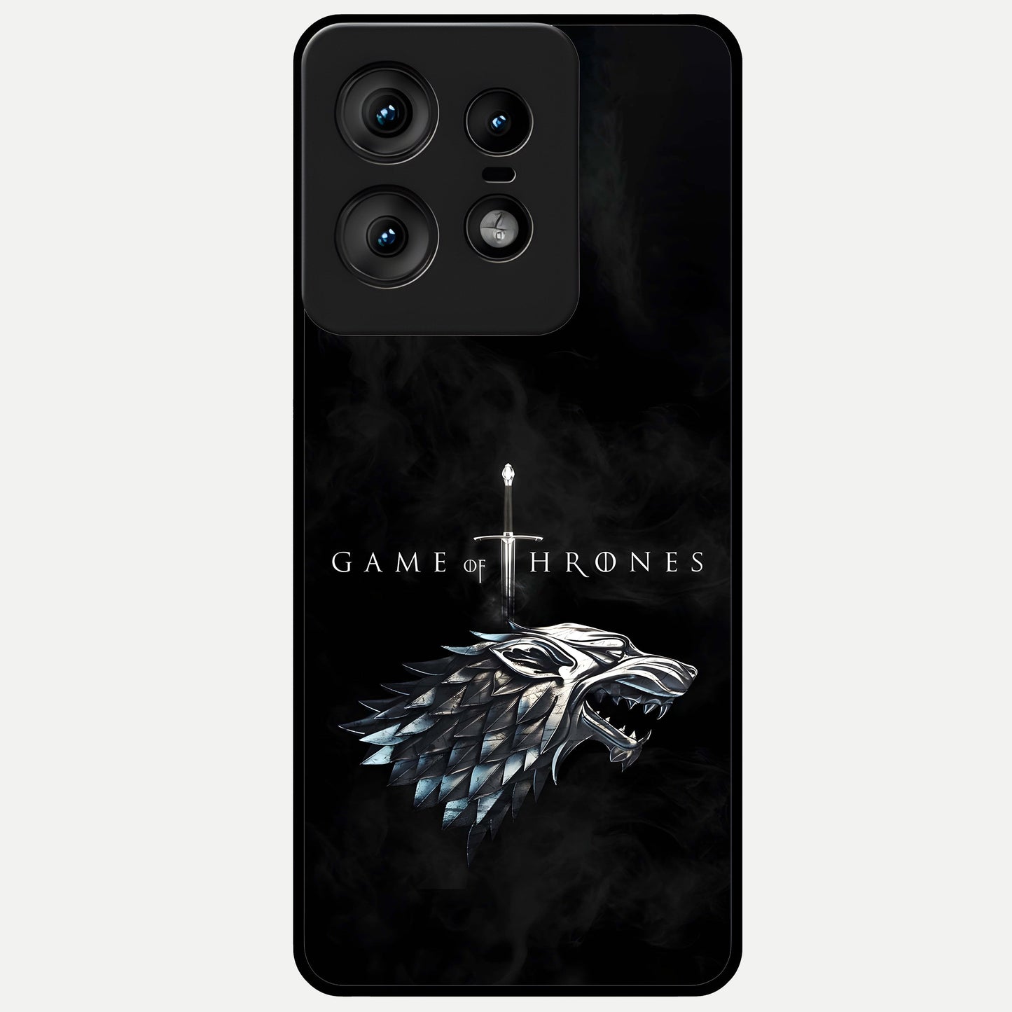  Throne Wolf Legacy Glass Case For Moto Edge50 Pro back cover – full design glossy printed glass finish