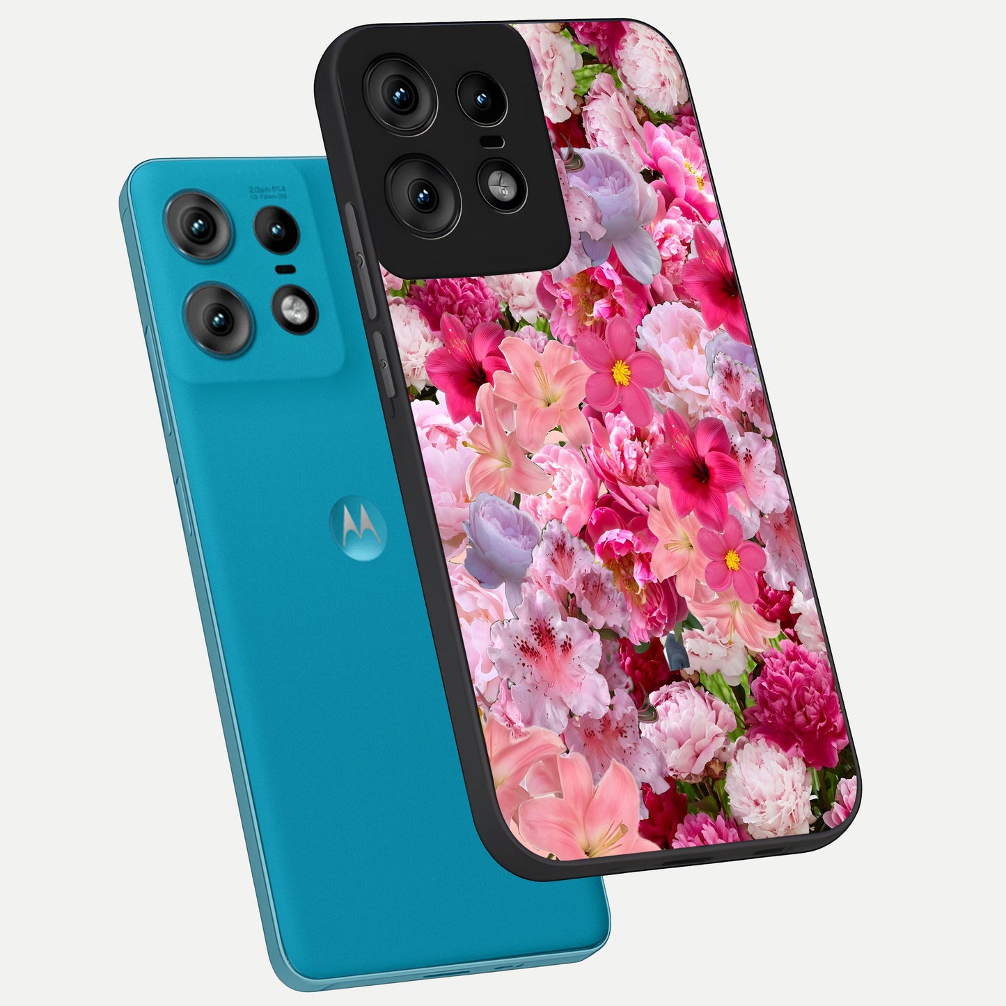  Bloom Crush Fantasy phone case For Moto Edge50 Pro showing premium glass back cover with detailed artwork