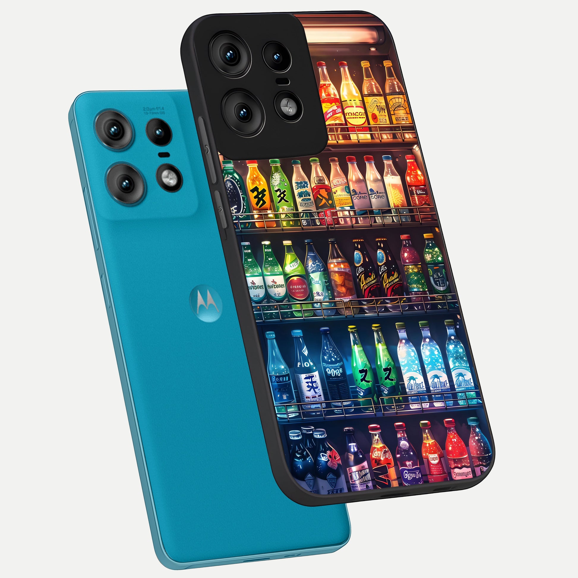  Colorfull Tree phone case For Moto Edge50 Pro showing premium glass back cover with detailed artwork