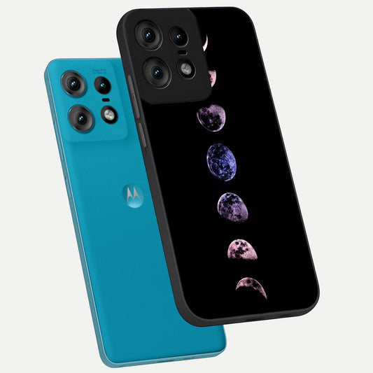  Crimson All Planets phone case For Moto Edge50 Pro showing premium glass back cover with detailed artwork