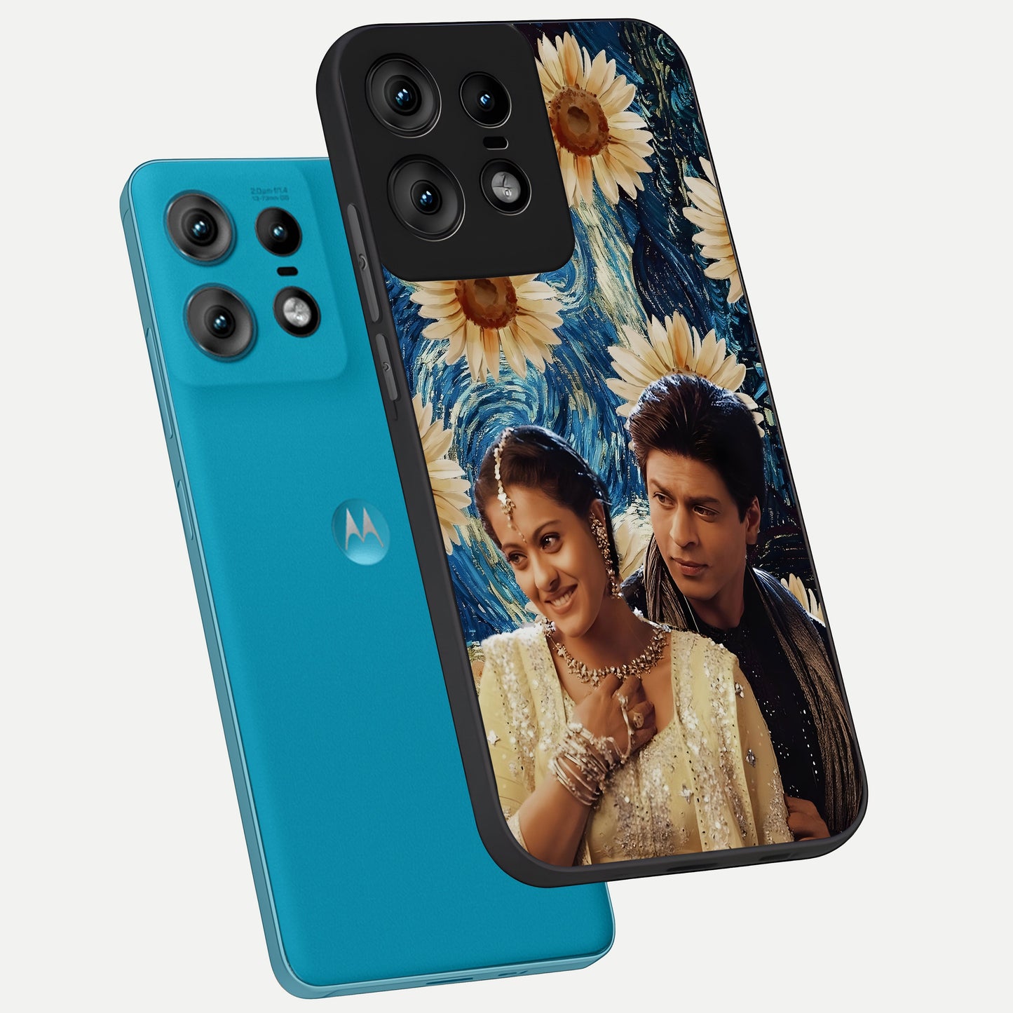  Eternal Love Story phone case For Moto Edge50 Pro showing premium glass back cover with detailed artwork