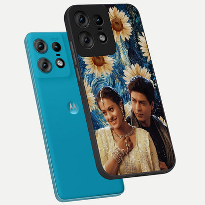  Eternal Love Story phone case For Moto Edge50 Pro showing premium glass back cover with detailed artwork
