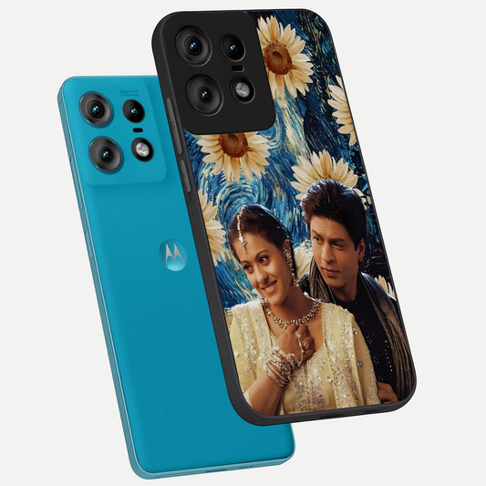  Eternal Love Story phone case For Moto Edge50 Pro showing premium glass back cover with detailed artwork