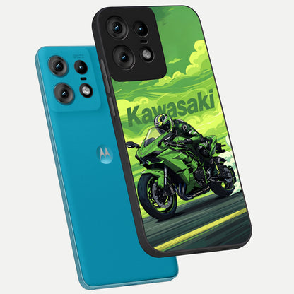  Greenery Sky phone case For Moto Edge50 Pro showing premium glass back cover with detailed artwork