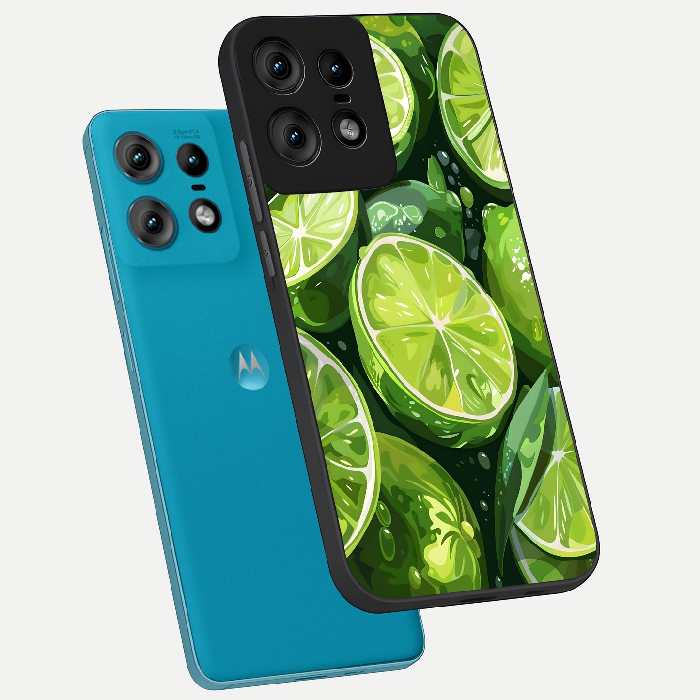  Green Kawasaki phone case For Moto Edge50 Pro showing premium glass back cover with detailed artwork