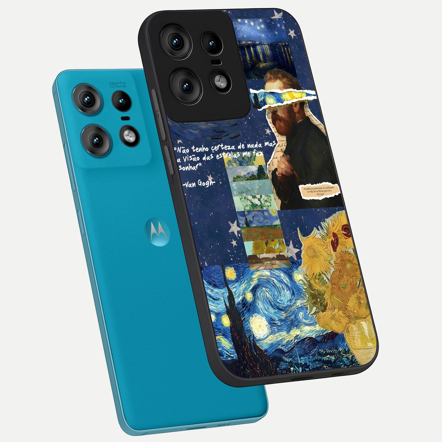  Starry Dream Vision phone case For Moto Edge50 Pro showing premium glass back cover with detailed artwork