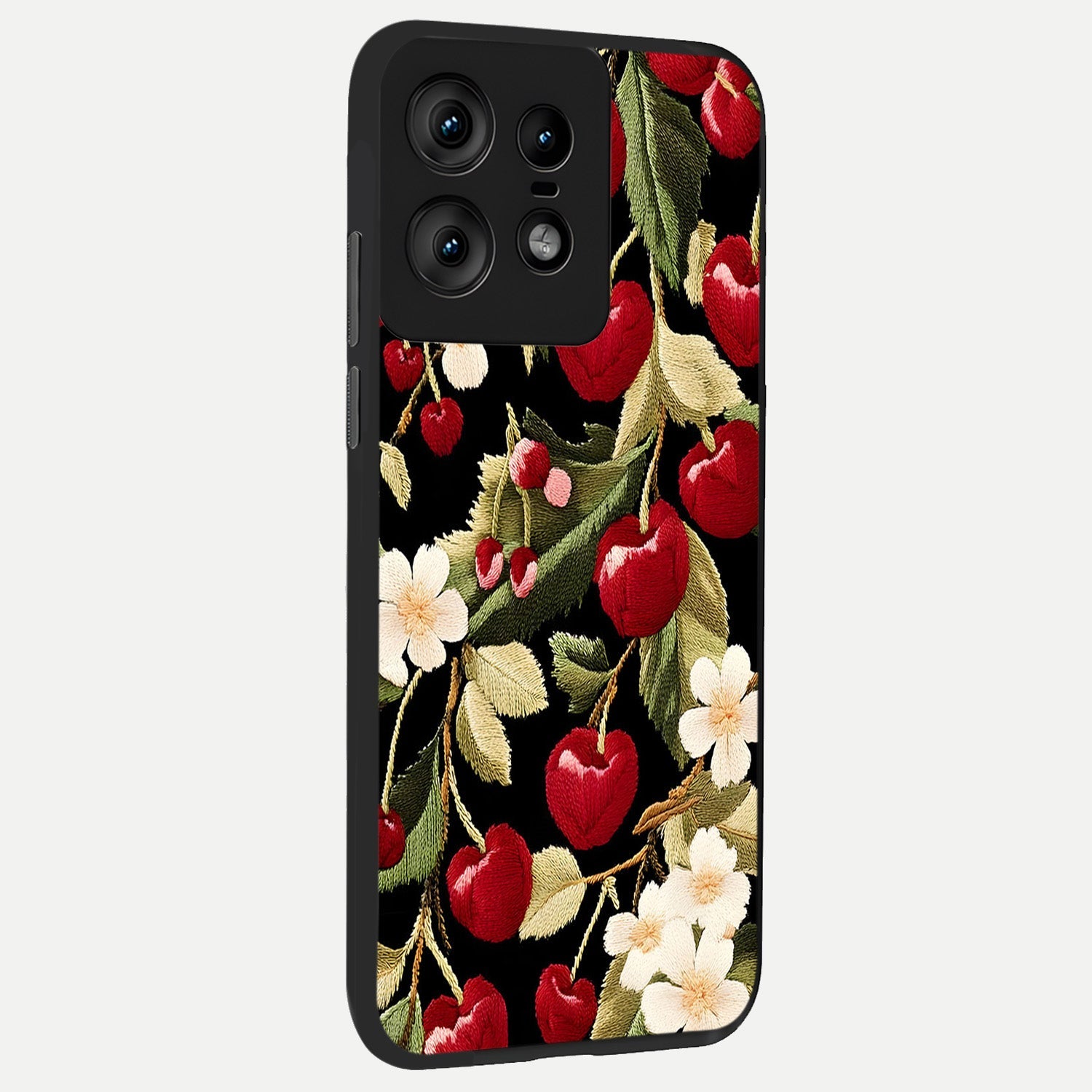  Blooming Spendor Bird back cover For Moto Edge50 Pro slim fit glass case with vibrant aesthetic design