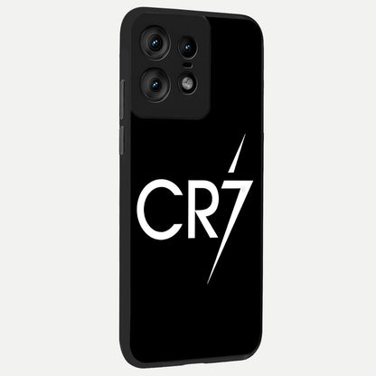  CR7 Elite Strike back cover For Moto Edge50 Pro slim fit glass case with vibrant aesthetic design