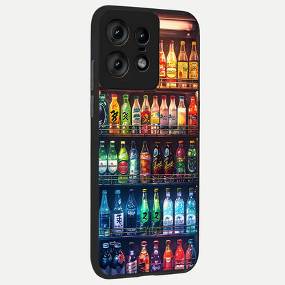  Colorfull Tree back cover For Moto Edge50 Pro slim fit glass case with vibrant aesthetic design