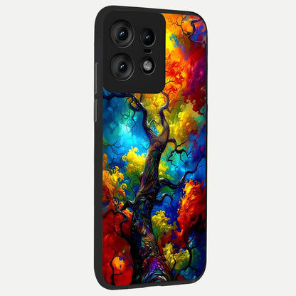  Colorful Soda Bottles back cover For Moto Edge50 Pro slim fit glass case with vibrant aesthetic design