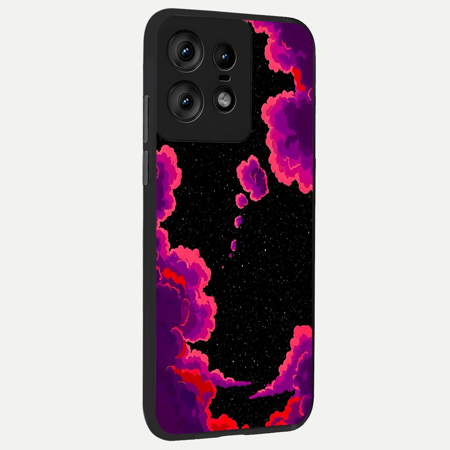  Galaxy Dream Frame back cover For Moto Edge50 Pro slim fit glass case with vibrant aesthetic design
