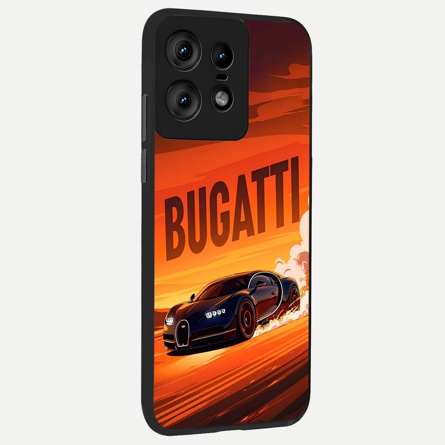  Inferno Bugatti Storm back cover For Moto Edge50 Pro slim fit glass case with vibrant aesthetic design