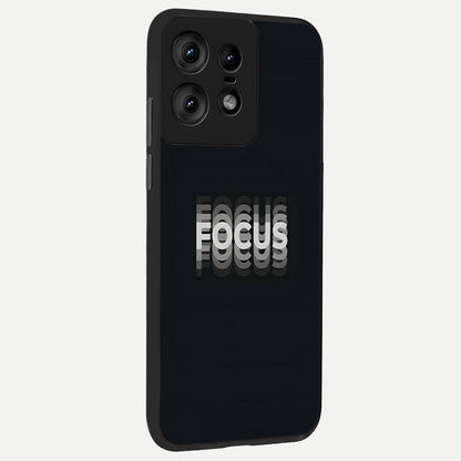  Mono Focus Vision back cover For Moto Edge50 Pro slim fit glass case with vibrant aesthetic design